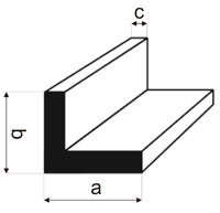 Brass square profile